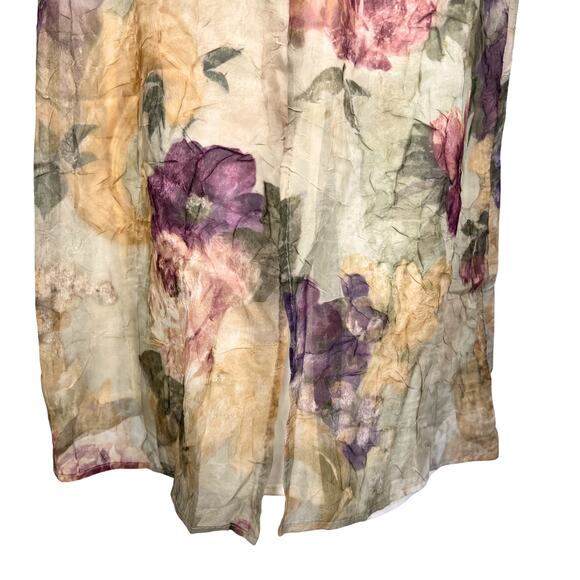 Stephanie Andrews Vintage Floral Maxi Dress Fairycore Cottagecore Size 12 - Picture 8 of 12